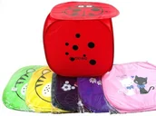 Pojemniki na zabawki - SKŁADANY KOSZ NA PRANIE ZABAWKI 42 x42 x 42 cm - miniaturka - grafika 1