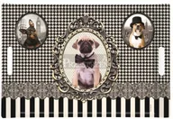 Tace i patery - Nuova Cer Easy life r2s DUŻA TACA DESEROWA - VINTAGE DOGS (300 DOGS) - miniaturka - grafika 1