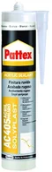 Silikony - Pattex 1536075 AC 405 masa uszczelniająca akrylowa powierzchni na ścianę, 300 ML, biała 1536075 - miniaturka - grafika 1