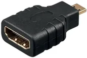 Złącza, przejściówki, adaptery - Wentronic HDMI-adapter, 19 poli GHDMI gniazdo A na wtyk HDMI D (Micro) 68842-GB - miniaturka - grafika 1