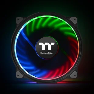 Thermaltake Wentylator Riing Plus 20 RGB TT Premium bez kontrolera 200mm 500-1000 RPM (CL-F070-PL20SW-A) - Chłodzenie procesora - miniaturka - grafika 3