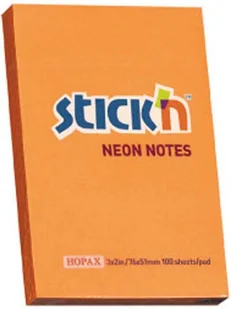 STICKN NOTES SAMOP.STICK N 76X51MM POMA.NEON 21160 - Notesy i bloczki - miniaturka - grafika 2