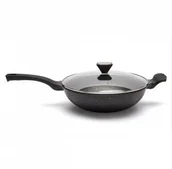 Woki - KönigHOFFER KÖNIGHOFFER KENJI WOK Z POKRYWKĄ 30CM Z POWŁOKĄ NON-STIC 5907558783926 - miniaturka - grafika 1