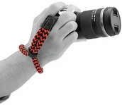 Kamery cyfrowe - akcesoria - MegaGear MegaGear SLR, DSLR aparat bawełniany pasek na nadgarstek (mały) - khaki zielony MG - miniaturka - grafika 1