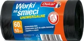 Worki na śmieci - Oskar Delko Worki na śmieci uniwersalne HD 60L 50szt  24622 - miniaturka - grafika 1