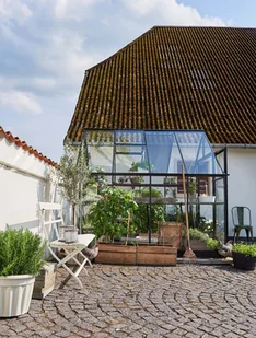 Halls szklarnia ogrodowa Qube+ 88 6,8 m2 2,61 x 2,61 m) czarna + baza SZKŁO HARTOWANE Qube+ 88 - Szklarnie ogrodowe - miniaturka - grafika 5