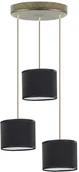 Lampy sufitowe - LYSNE Trójpłomienny żyrandol do sypialni PUEBLO VELUR 10101V/122 - miniaturka - grafika 1