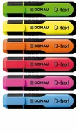 Zakreślacze - Donau Zakreślacz D-TEXT fluorescencyjny P) NB-7582 - miniaturka - grafika 1