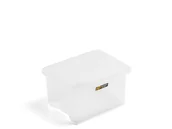 Pojemniki biurowe - AJ Produkty Przezroczysty pojemnik platikowy 15 l - 295x200x360mm - miniaturka - grafika 1