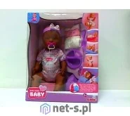 Simba New Born Baby czarnoskóry bobas - Lalki dla dziewczynek - miniaturka - grafika 5