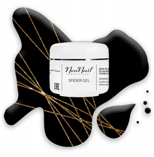 Neonail SPIDER GEL GOLD 5ML - Ozdoby do paznokci - miniaturka - grafika 9