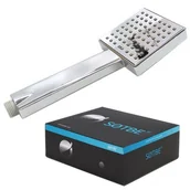 Akcesoria do armatury i ceramiki - SOTBE SOTBE LARK kwadratowa słuchawka prysznicowa kolor chrom LARK-QSOHE-2483938 - miniaturka - grafika 1