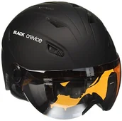 Kaski narciarskie - Black Crevice kask narciarski z wizjerem, dla dorosłych, czarny, L BCR143824-BW-L_schwarz/weiß_L - miniaturka - grafika 1