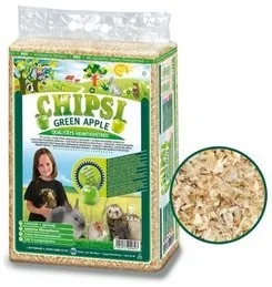Chipsi Ściółka CHIPSI Green Apple, 60 l/3,2 kg - Kuwety dla kotów - miniaturka - grafika 2