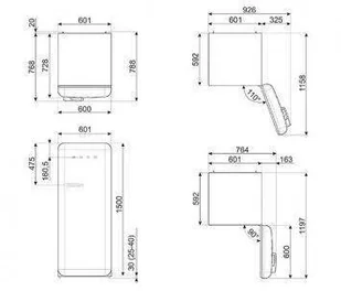 Lodówka Smeg 50's Style FAB28RDEG5 - Lodówki - miniaturka - grafika 5