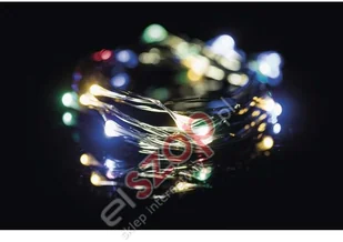 EMOS Ozdoby świąteczne 40 LED łezki 4m IP44 multikol, ziel, timer ZY1918T ZY1918T - Oświetlenie świąteczne - miniaturka - grafika 3