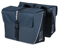 Sakwy rowerowe - Basil Sakwa Miejska Podwójna FORTE DOUBLE BAG 35L, wodoodporna plandeka z poliestru, granatowo-czarny (NEW) A-BAS-17778 - miniaturka - grafika 1