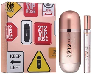 Carolina Herrera 212 Vip Rose zestaw Edp 80ml+10ml - Zestawy kosmetyków damskich - miniaturka - grafika 2