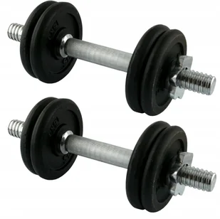 Zestaw Hantli Żeliwnych Regulowanych 2x 7 kg Hms - Hantle i ciężarki - miniaturka - grafika 3