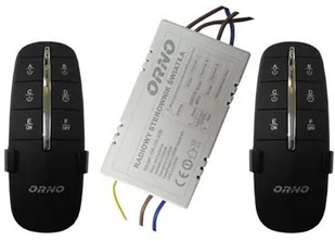 Orno POLSKA Bezprzewodowy 3-kanałowy Statecznik LED oświetlenia, 2 piloty OR-GB-411 O - Akcesoria do oświetlenia - miniaturka - grafika 5
