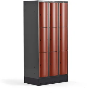 AJ Produkty Metalowa szafa ubraniowa na cokole - Szafki BHP - miniaturka - grafika 21