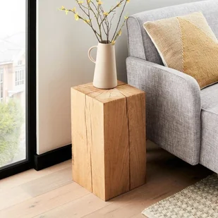 Pniak kwadratowy 250 x 250 x 30 mm dąb - Deski i kantówki - miniaturka - grafika 2