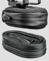 TOPEAK koszyk na bidon z torbą na dętkę NINJA POUCH+ ROAD z łyżkami czarny - Koszyki rowerowe - miniaturka - grafika 3