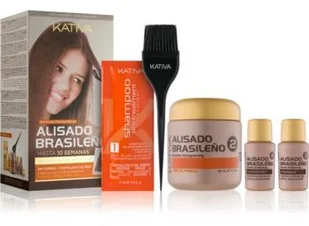 Kativa Zestaw Straightening kuracja keratynowa z arganem do wygładzania i prosto - Odżywki do włosów - miniaturka - grafika 5