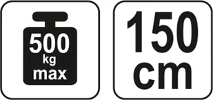 YATO BELKA DO PODWIESZANIA SILNIKA UDŹWIG 500KG YATO YT-55568 - Akcesoria gastronomiczne - miniaturka - grafika 5