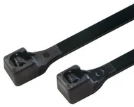 Maskownice do kabli - Logilink Opaski zaciskowe 10cm 100szt czarne + EKSPRESOWA KAB0001B - miniaturka - grafika 1