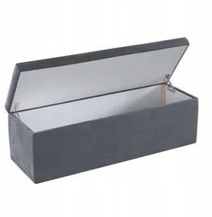 Dekoria.pl Dekoria.pl Skrzynia tapicerowana grafitowy szary 90 × 40 × 40 cm Velvet 525-704-12 - Pufy i podnóżki - miniaturka - grafika 2