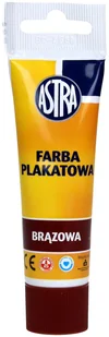 Astra Farby plakatowe w tubie ASTRA 30ml - brązowa 00028AST - Farby i media malarskie - miniaturka - grafika 2