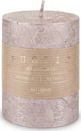 Świece - Art Pol Pol Pl Rose Gold Świeca Rustic Metalic Walec Mały 134766 - miniaturka - grafika 1