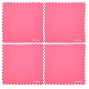 Insportline Mata fitness EVA40 200 x 200 cm do ćwiczeń - Kolor Czerwony 2385-1 - Maty do ćwiczeń - miniaturka - grafika 2