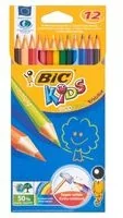 Bic 12kolorów Kids Ecolutions kredki drewniane - Kredki, ołówki, pastele i pisaki - miniaturka - grafika 3