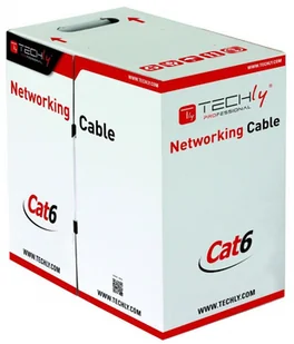 Techly Techly Kabel instalacyjny skrętka UTP Cat6 drut CCA 305m niebieski 025619 - Kable miedziane - miniaturka - grafika 5