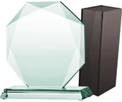 Gadżety dla kibiców - VS VS, Trofeum szklane + etui - miniaturka - grafika 1