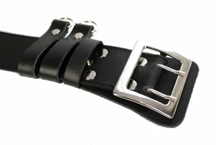 PolskaGalanteria.pl Pasek Męski Skórzany Oficer PolskaGalanteria Skóra Licowa CZARNY SZYTY CIENKĄ CZARNĄ NITKĄ 115 cm / 135 cm - Paski PolskaGalanteria.pl Pasek Męski Skórzany Oficer PolskaGalanteria Skóra Licowa CZARNY SZYTY CIENKĄ CZARNĄ NITKĄ 115 cm / 135 cm - Paski - miniaturka - grafika 4