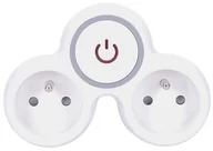 Gniazdka elektryczne - Solight Solight P105  Rozgałęźnik 2x10A/230V - miniaturka - grafika 1