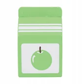 Zabawki AGD - Bigjigs Toys soczek jabłkowy jabłko drewno do zabawy - miniaturka - grafika 1