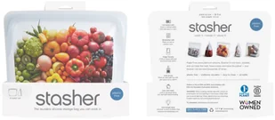 Stasher Torebek wielofunkcyjna Stasher Stand-up Bag - clear STSU01 - Akcesoria turystyczne - miniaturka - grafika 5