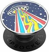 Uchwyty samochodowe do telefonów - PopSockets PopSockets PopGrip - Rozkładany uchwyt i podstawka do telefonów oraz tabletów z wymiennymi krążkami PopTops - Enamel Outta This World 802378 - miniaturka - grafika 1