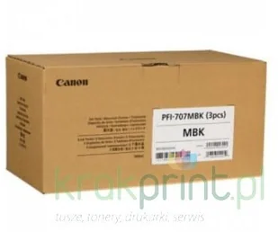 Canon PFI-707MBK tusz czarny matowy do imagePROGRAF iPF830 iPF840 iPF850 - 700ml - Tusze oryginalne - miniaturka - grafika 4