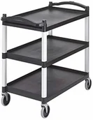 Wyposażenie lokali gastronomicznych - Cambro Wózek serwisowy 3 szuflady 'KD' BC340KD-110 czarny BC340KD-110 - miniaturka - grafika 1