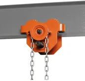 Wciągarki - Unicraft 443 322 32269567 Wózek suwnicy wciągarki HFW 3 udźwig 5 T szerokość szyny 90-220 mm) 69567-uniw - miniaturka - grafika 1