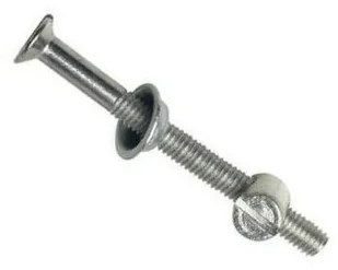 Śruba szwedzka Z NAKRĘTKĄ WAŁECZKOWĄ - Zawiasy, okucia i inne akcesoria - miniaturka - grafika 4