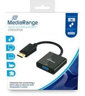 Adaptery i przejściówki - MediaRange Konwerter SVGA-DisplayPort MediaRange MRCS173 czarny MRCS173 - miniaturka - grafika 1