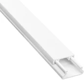 Kanały kablowe - AKS Zielonka Listwa elektroinstalacyjna z taśmą samoprzylepną MKE 11 / 20 TS - miniaturka - grafika 1