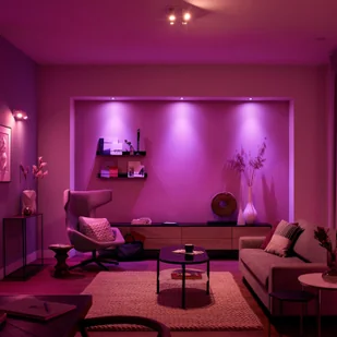 Philips Philips Hue White and Colour Ambiance GU10 3 szt Kup na Raty  929001953115 - Systemy inteligentnych domów - miniaturka - grafika 5
