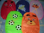 Pojemniki na zabawki - DUŻY SKŁADANY KOSZ NA PRANIE ZABAWKI 60 x35 cm - miniaturka - grafika 1